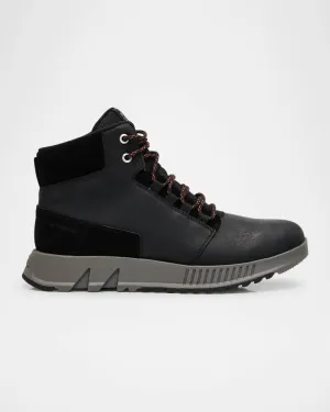 Men's Mac Hill Mid Boot Suede Leather In Black, Quarry Jewelry Launch Conference Fit