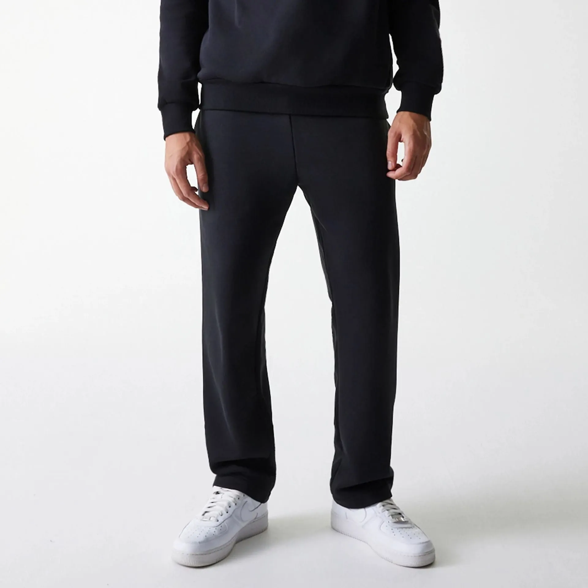 NEW ERA Black Straight Leg Joggers Layer Fit