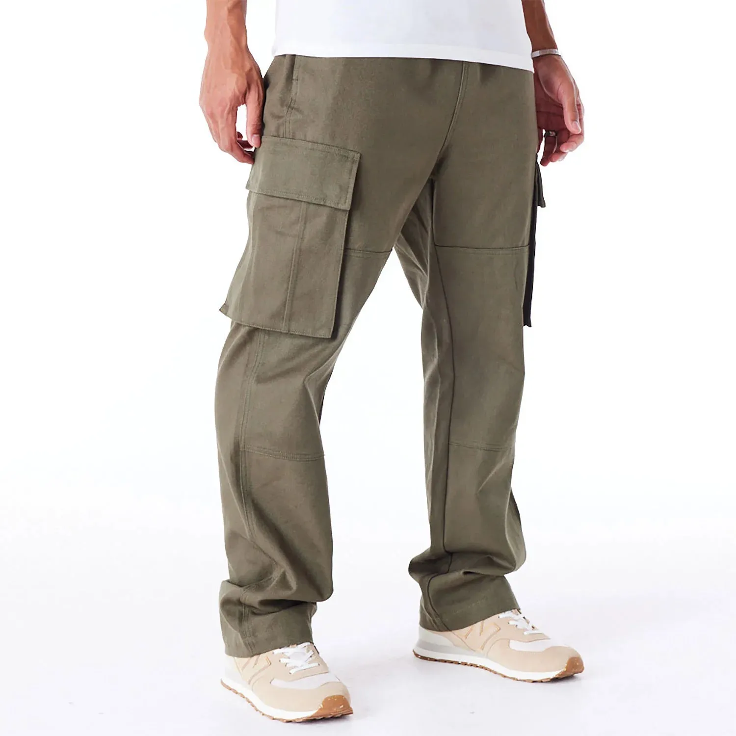 Sleek Comfort NEW ERA Green Cargo Trousers