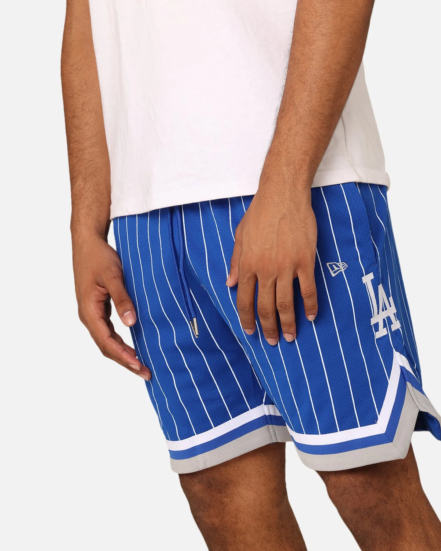 New Era Los Angeles Dodgers Pinstripe Shorts OTC Easy Fit