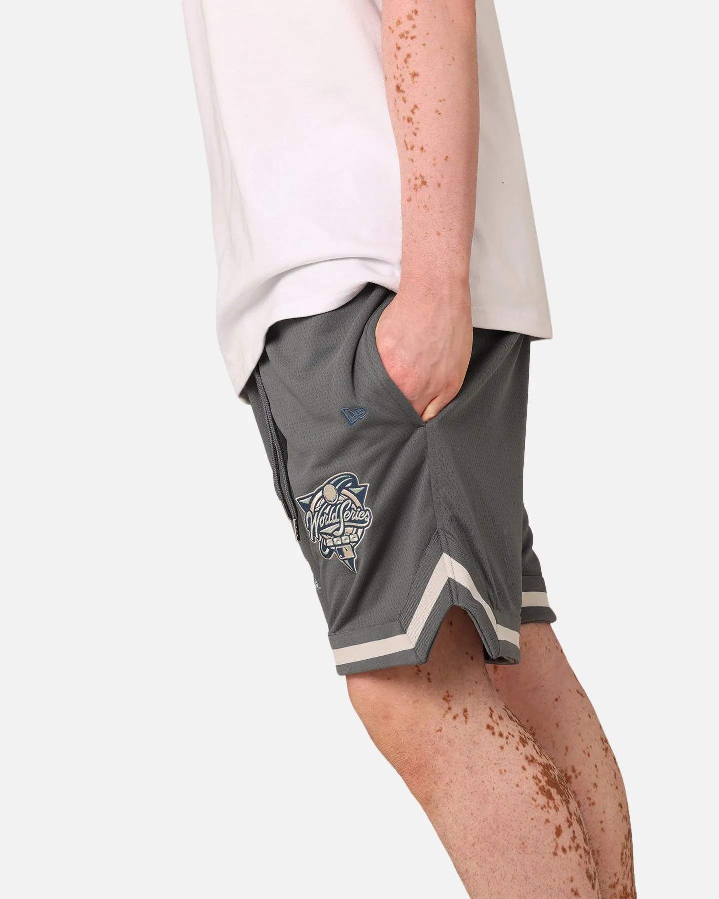 New Era New York Mets Mesh Shorts Iron Modern Fit Flexible Waist