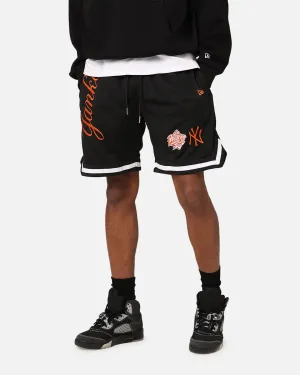 Holiday Gift New Era New York Yankees 'Scary Nights' Mesh Shorts Black/Orange