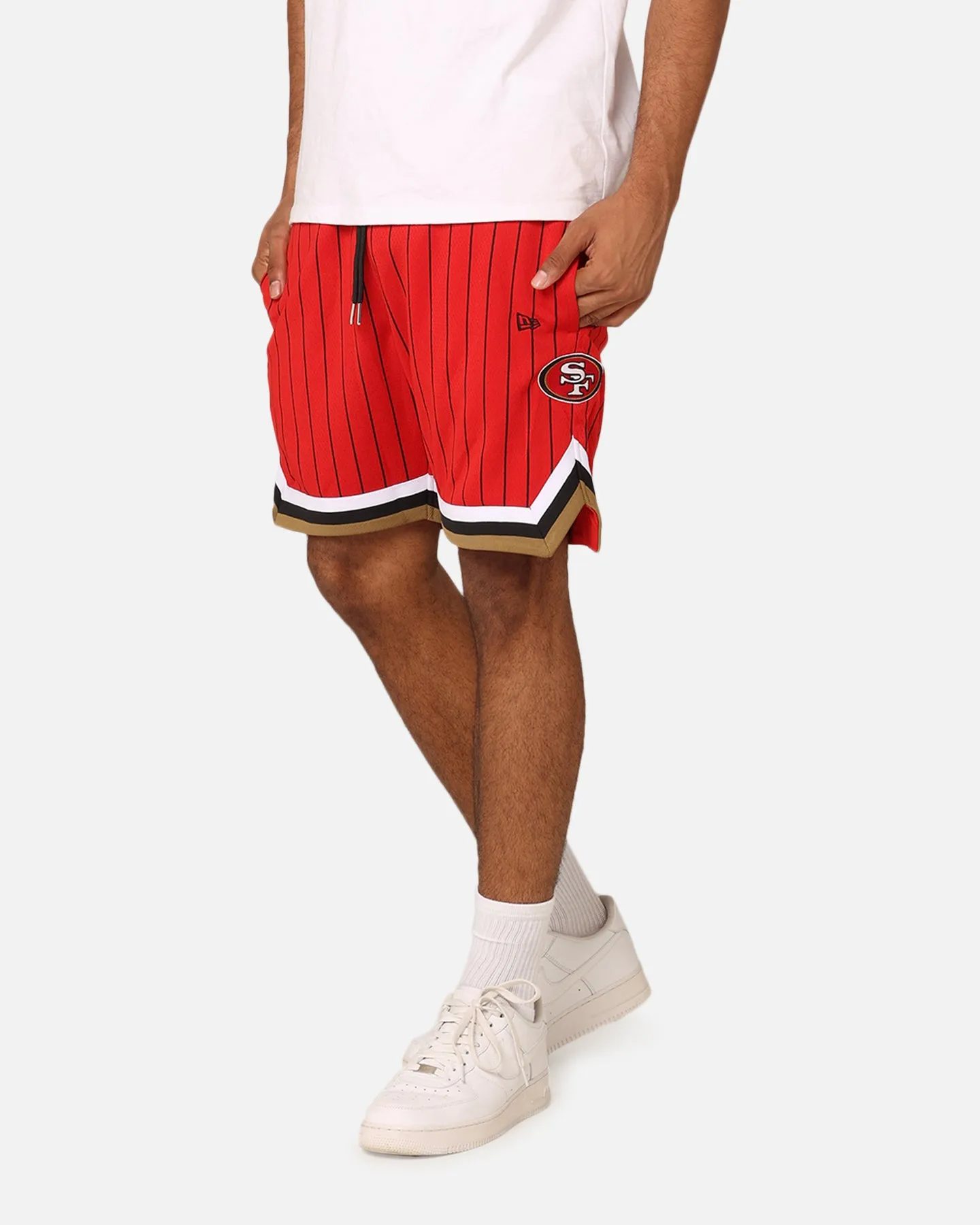 Port Pocket Design New Era San Francisco 49ers Pinstripe Shorts OTC