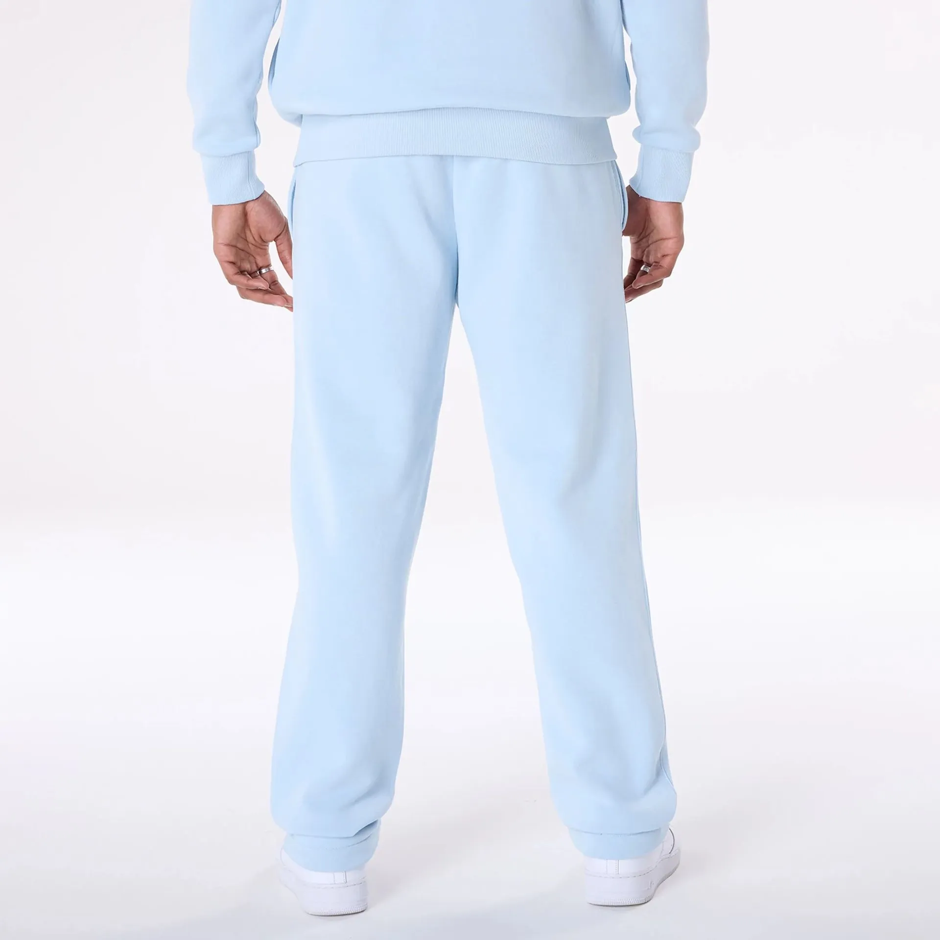 NEW ERA Straight Leg Pastel Blue Joggers Light and Cozy