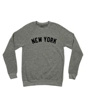 New York Basics Crewneck Sweatshirt - Heather Grey Simple Layer