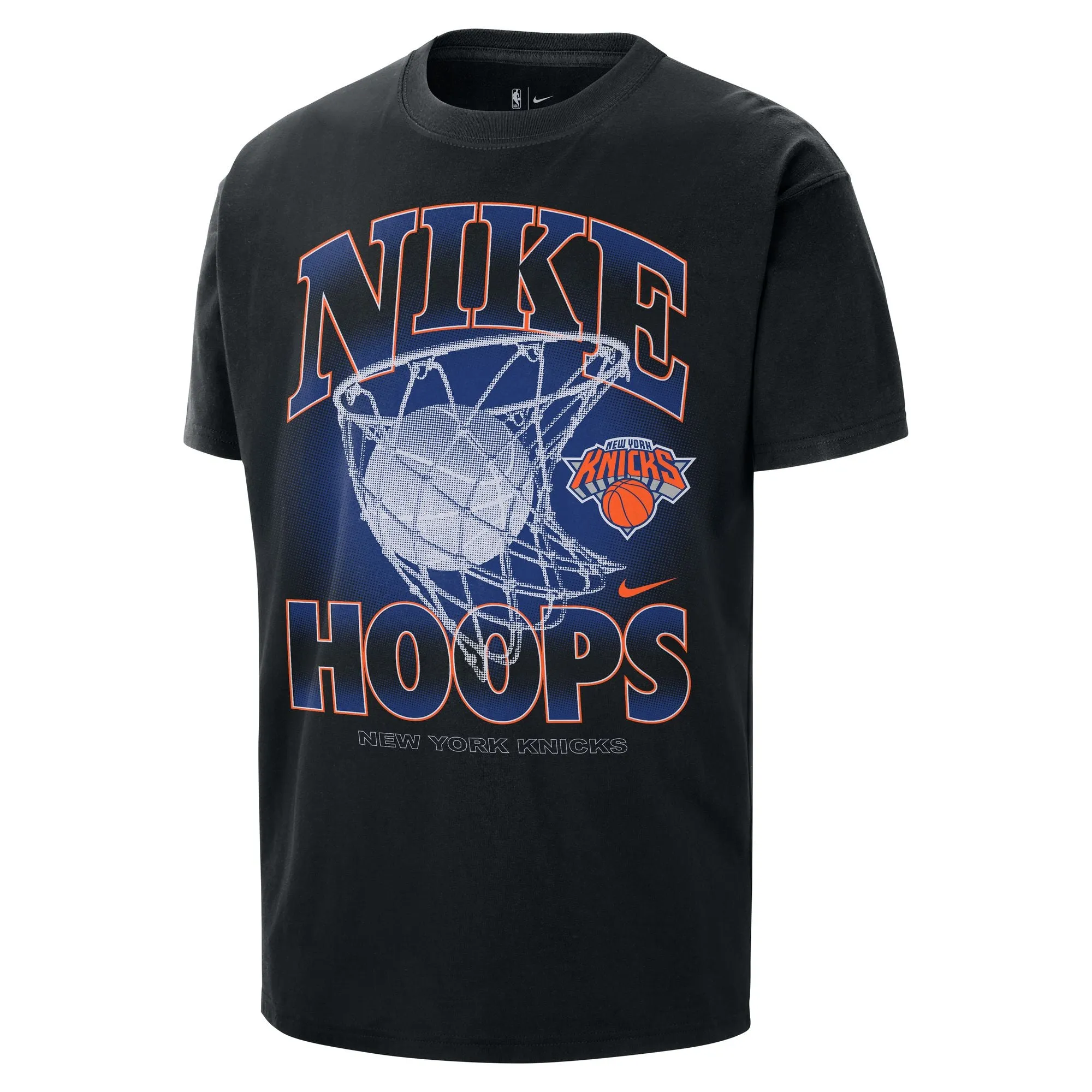 Heat Zone Fit Endurance Wear New York Knicks Courtside Men's Nike NBA Max90 T-Shirt