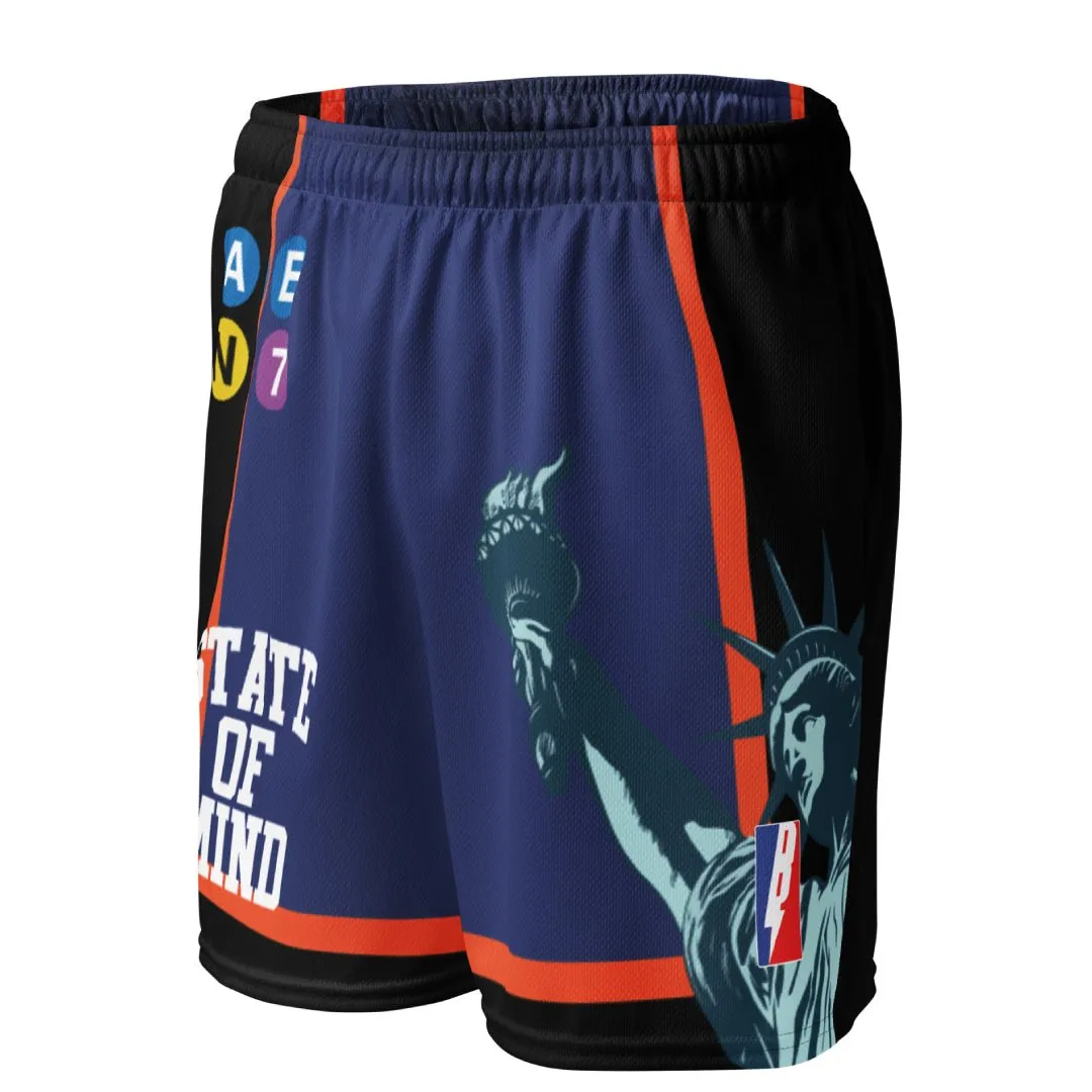 New York State of Mind Basketball Mesh Shorts Stay Cool Technology