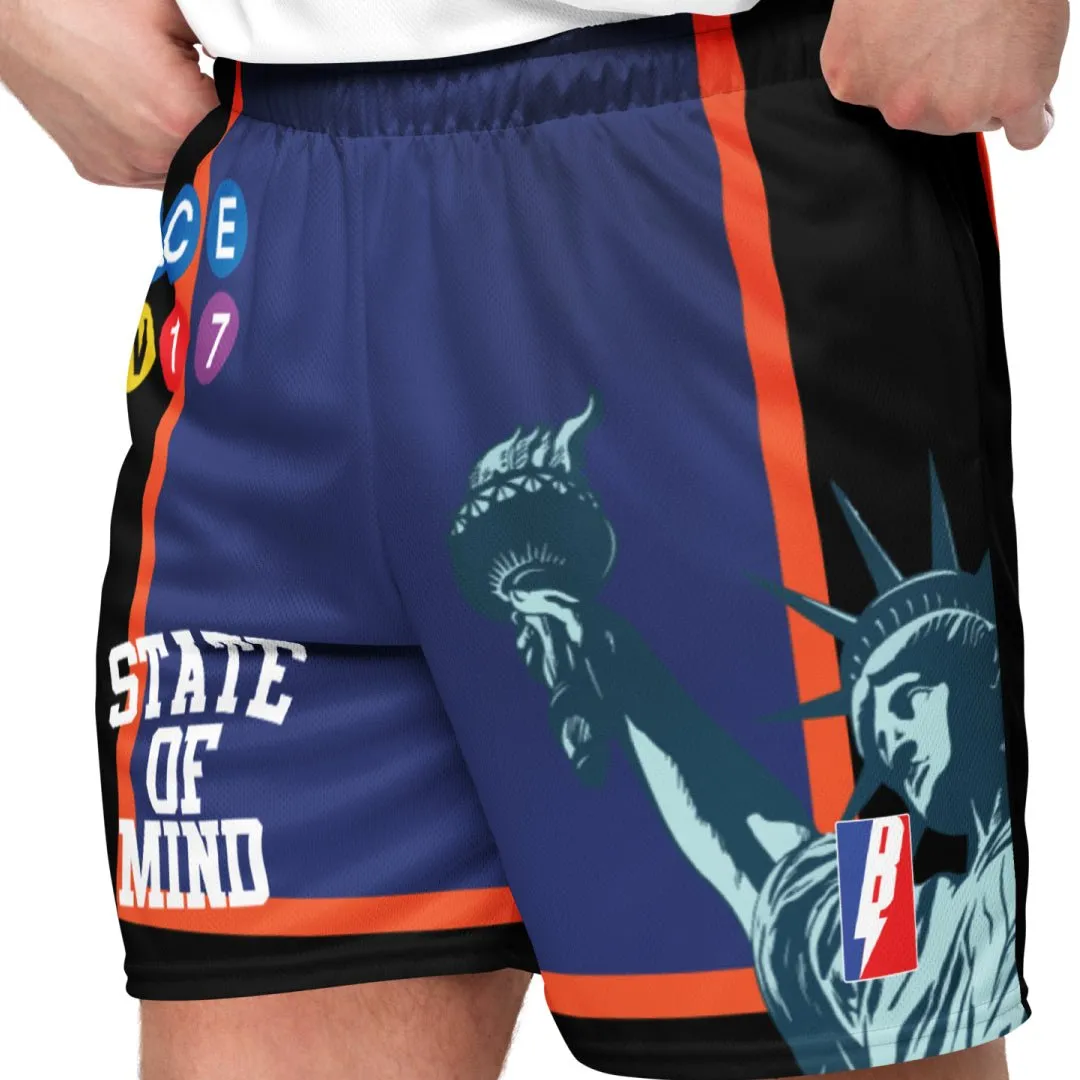New York State of Mind Basketball Mesh Shorts Holiday Gift Sleek Look
