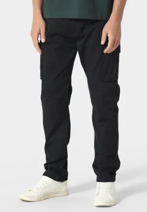 ResilientElasticBand Newton Black Cargo Pants