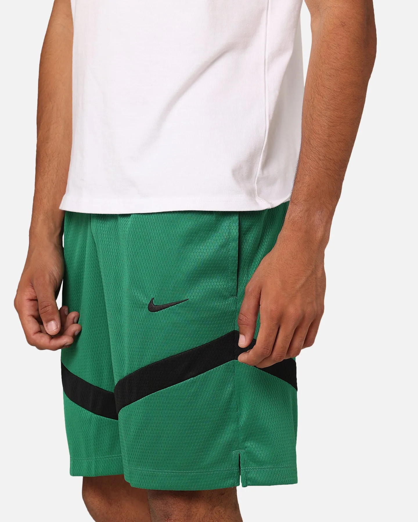 Nike Boston Celtics Dri-FIT Practice Icon  Shorts Clover/Black Eco Friendly Material