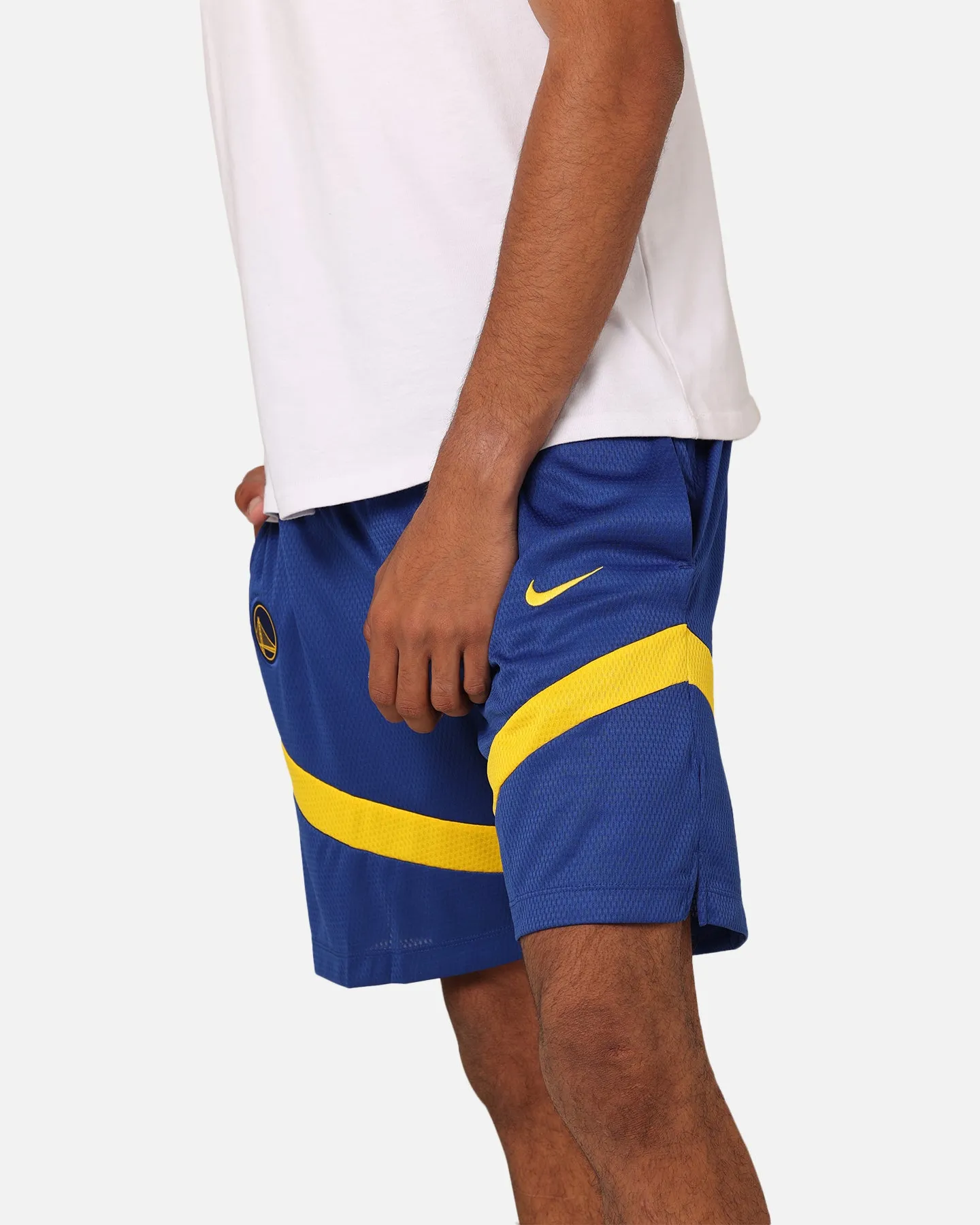 Move Easy Nike Golden State Warriors Dri-FIT Practice Icon  Shorts Rush Blue