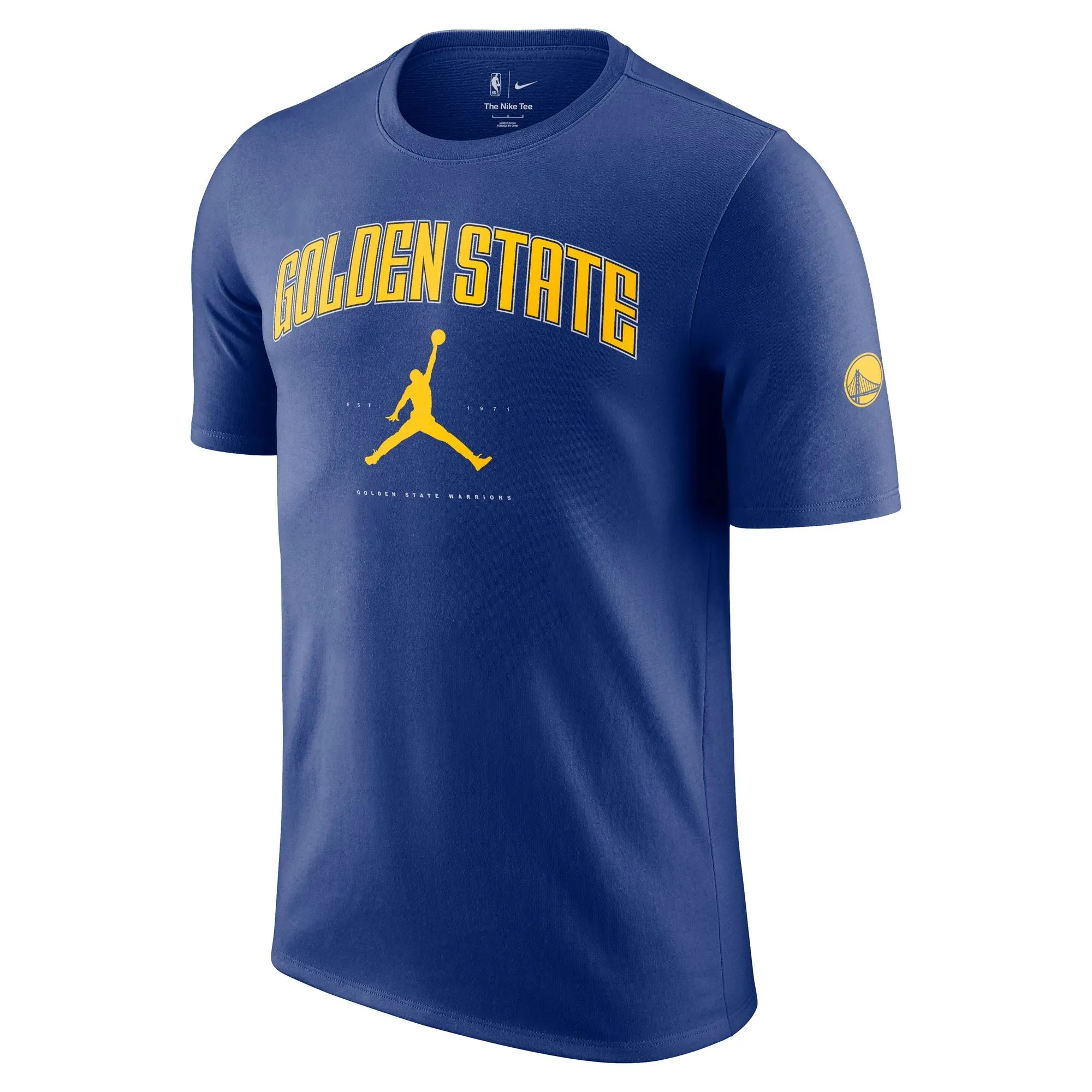 Lightweight Design Nike Golden State Warriors Essential Men's Jordan NBA T-Shirt