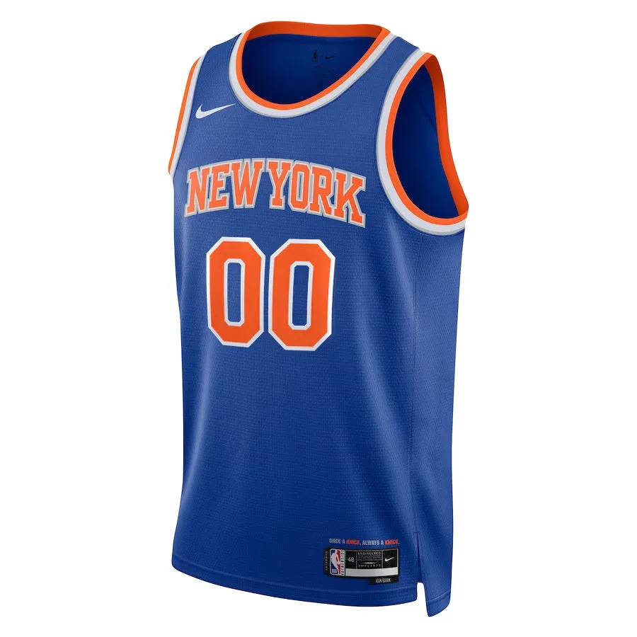 Nike Jordan Clarkson New York Knicks Icon Edition Jersey Smooth Zone Paneling