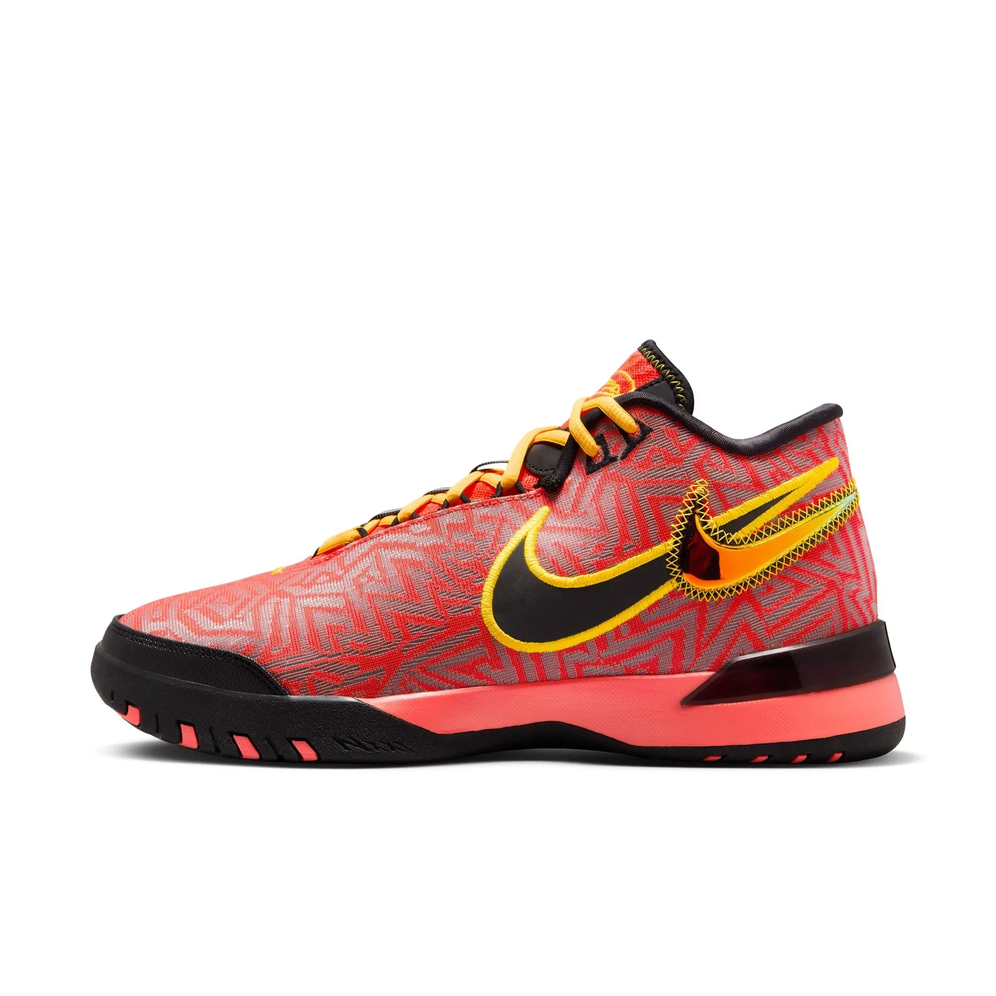 Stretchable Collar Design Nike LeBron NXXT Genisus EP 'Bright Crimson'