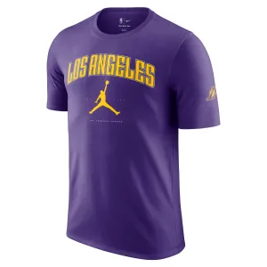 Stretch Lines Nike Los Angeles Lakers Essential Men's Jordan NBA T-Shirt