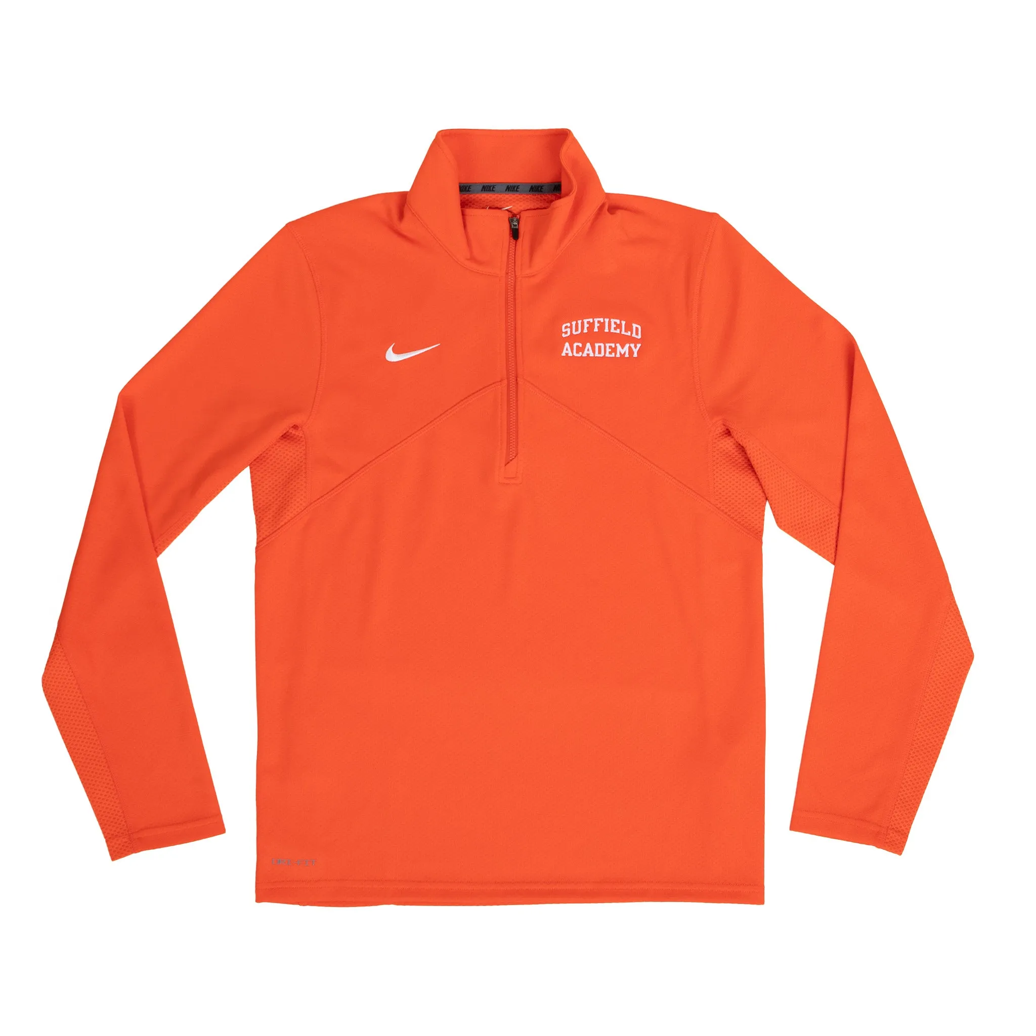 ribbon accents Nike Men's Orange Training 1/4 Zip