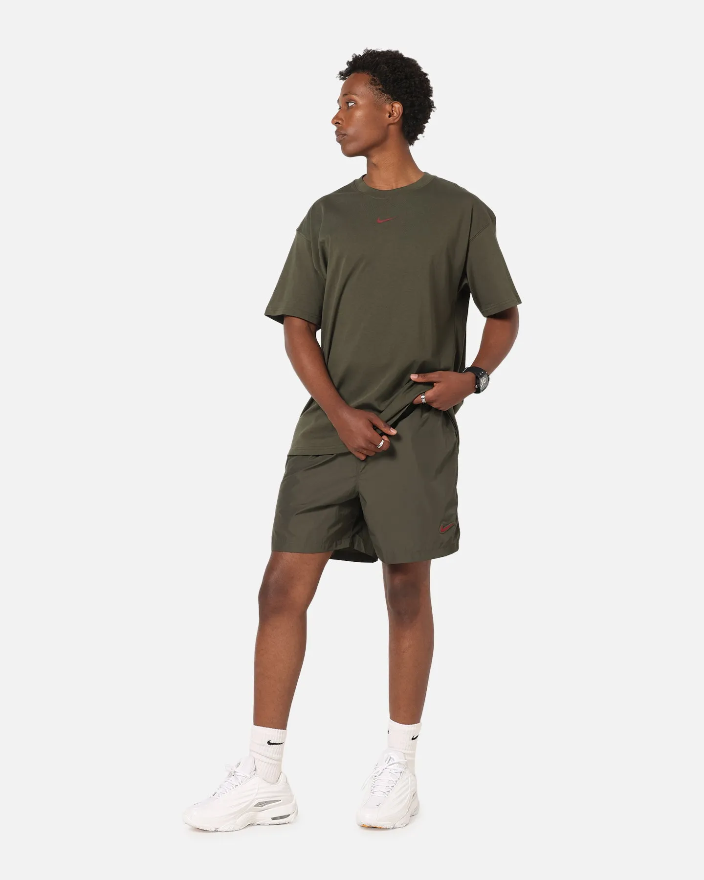 Quick Dry Material healthcare industry Nike Nocta Cardinal Nylon Shorts Khaki
