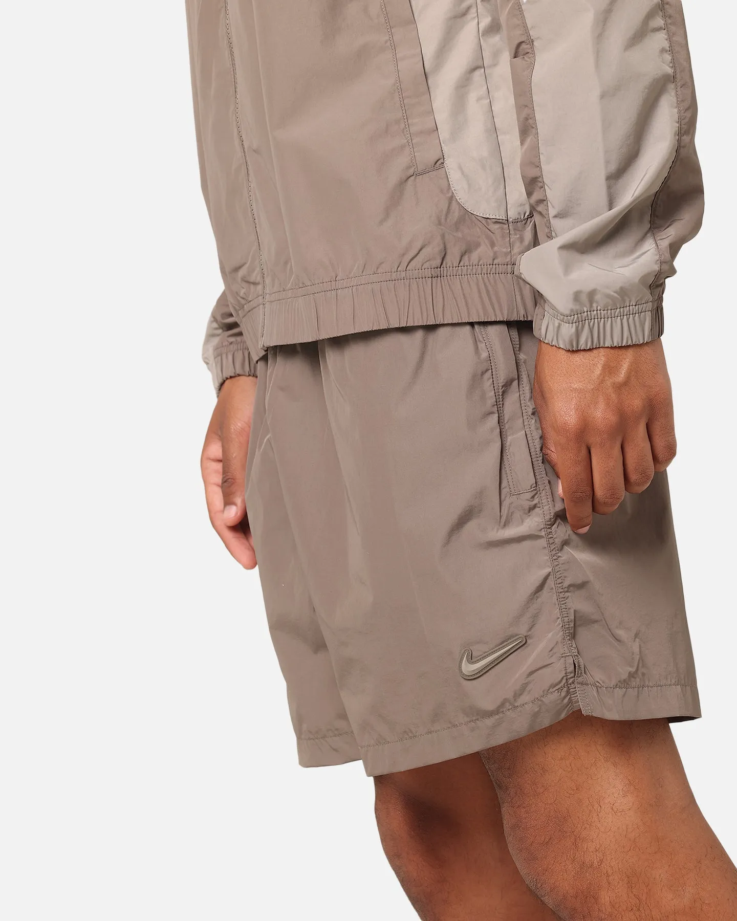 Move Easy Nike Nocta Cardinal Nylon Shorts Olive Grey