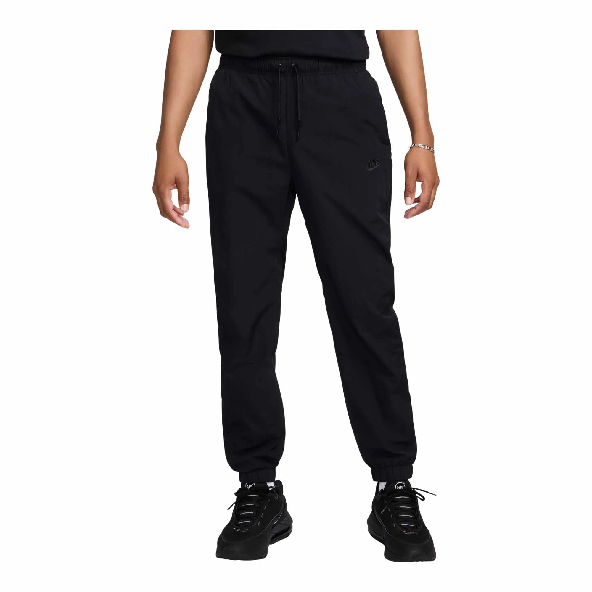 Nike Tech Men's Woven Taper Leg Pants Easy Comfort Structured Hemline