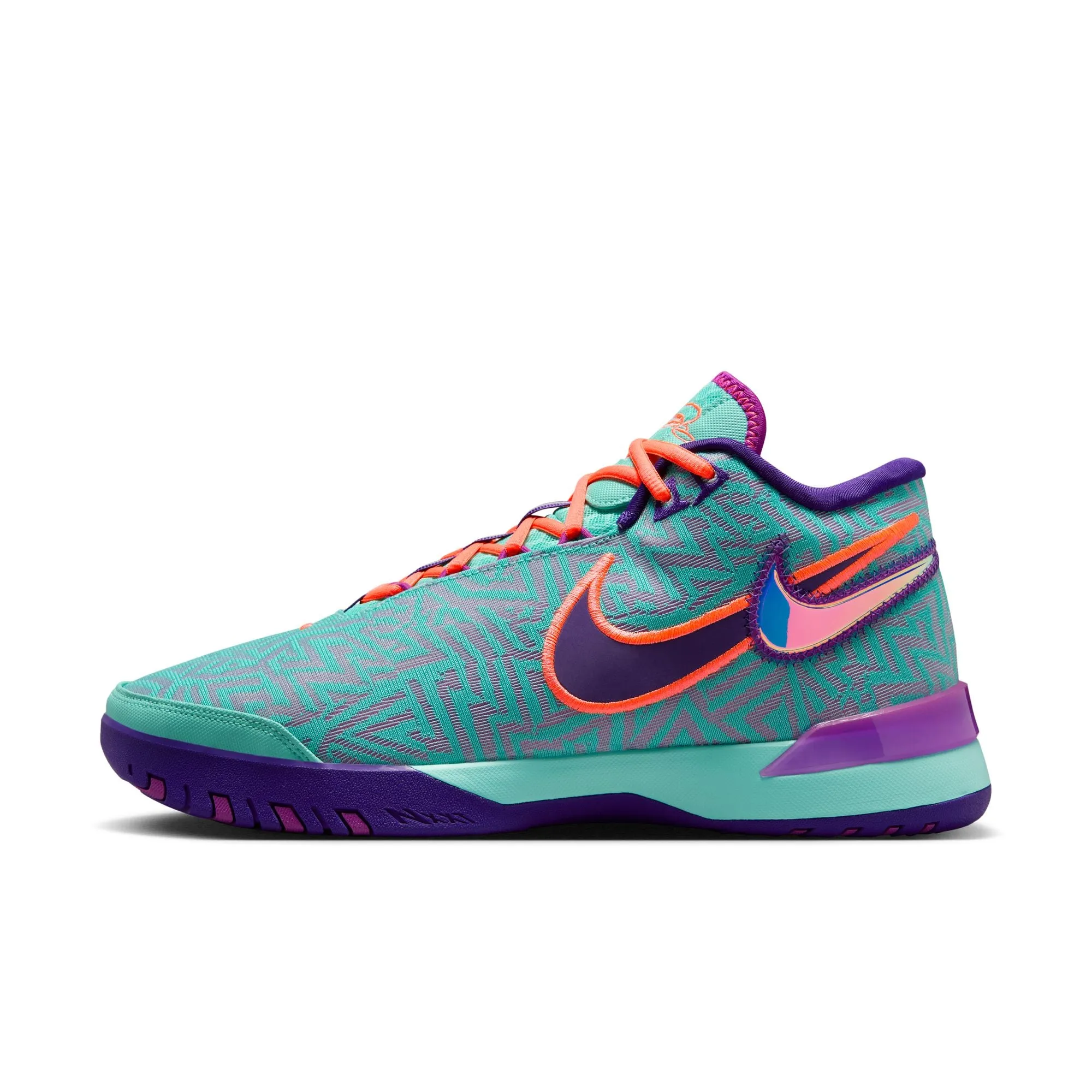 Nike Zoom Lebron NXXT Genisus EP 'Hyper Turquoise Heel Counter Structure Snug Fit Technology