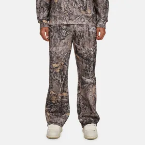 Woodland Camo Sweatpants High-waisted fit