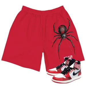 factory work Breathable Liner Retro 1 Spider-Verse Shorts