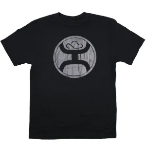 Hooey "2.0" Black Reflective Crewneck Tee Fun and Comfortable Reinforced Shoulder Stitching