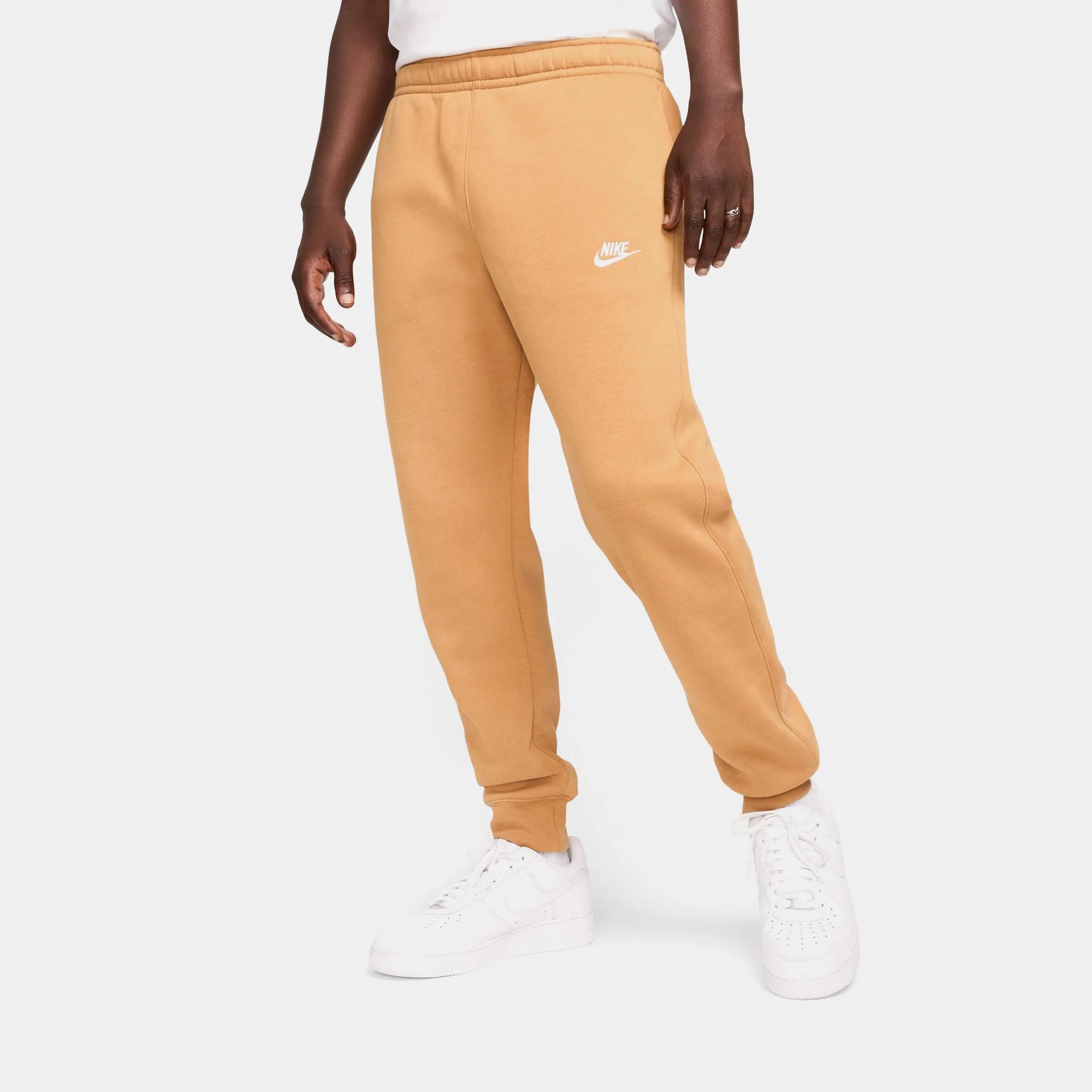 AbrasionResistantPanels NSW Club Fleece Jogger Mens Pants (Flax/White)