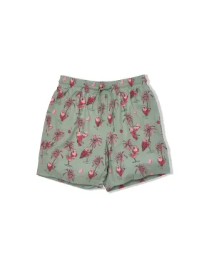 Eco Poly Cotton Stretch Swim Trunk 7" - Drunken Parrot Everyday Ready Breezy Waist
