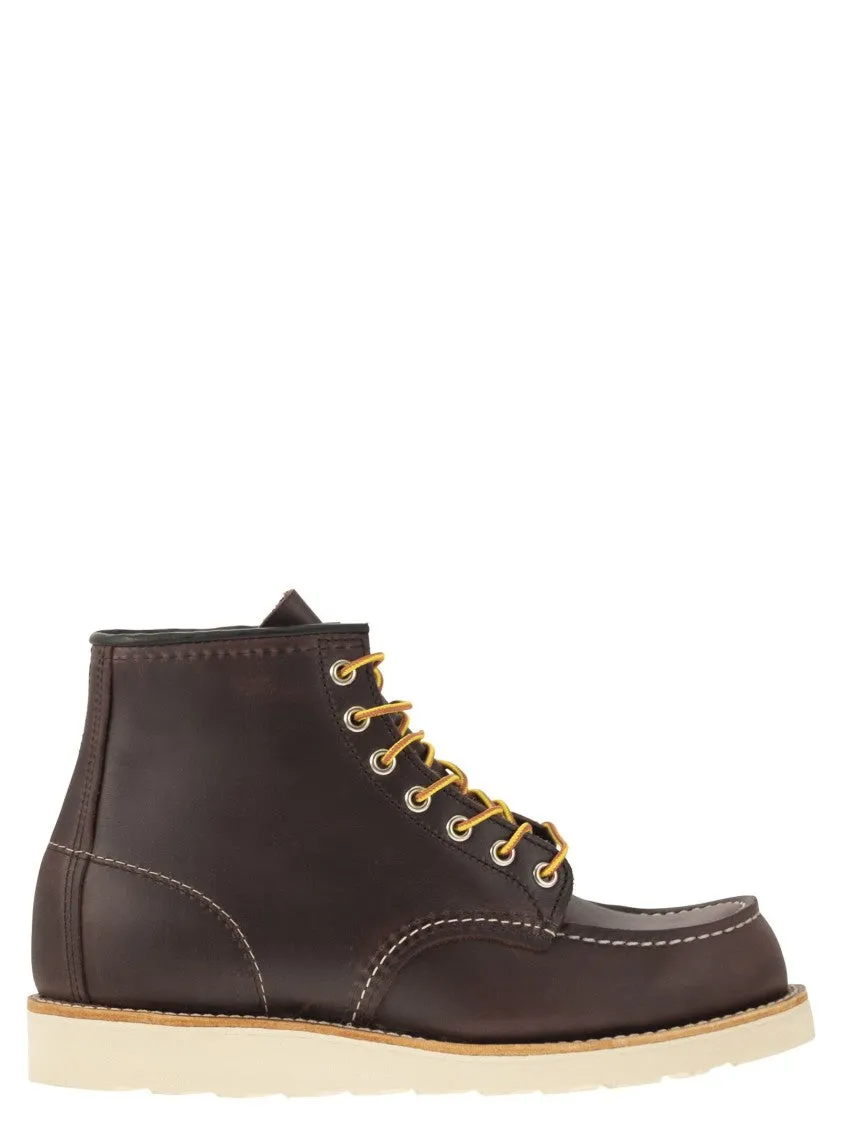 Leader Look Art Shade Classic Moc - Leather Boot With Laces