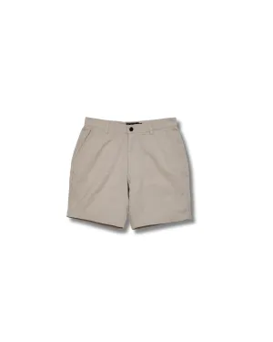 Street Style Tailored Design Bimini Cotton Linen Blend Shorts 8" - Glacier Gray