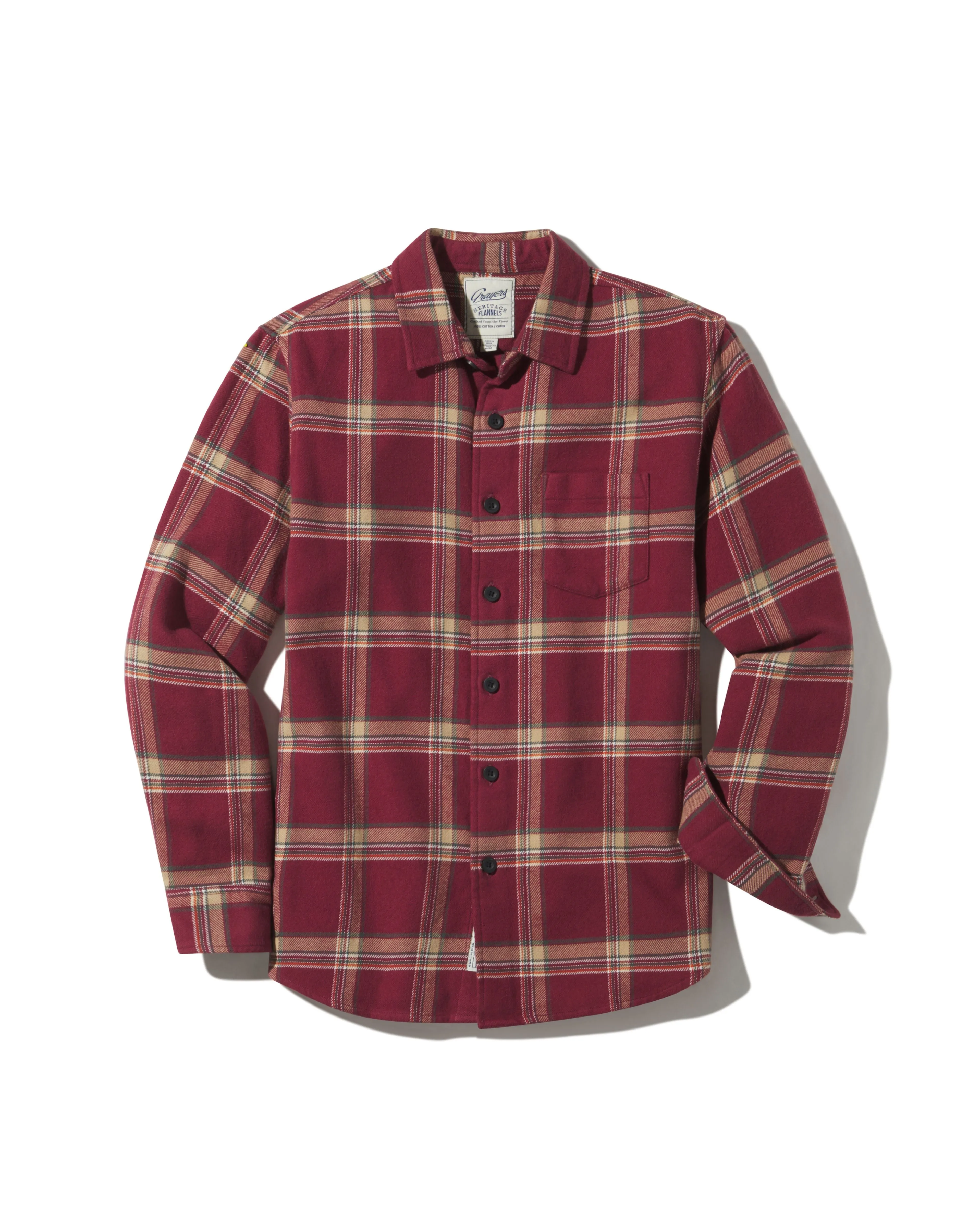 Trendy Basics Northwoods Heritage Flannel - Burgundy Truffle *