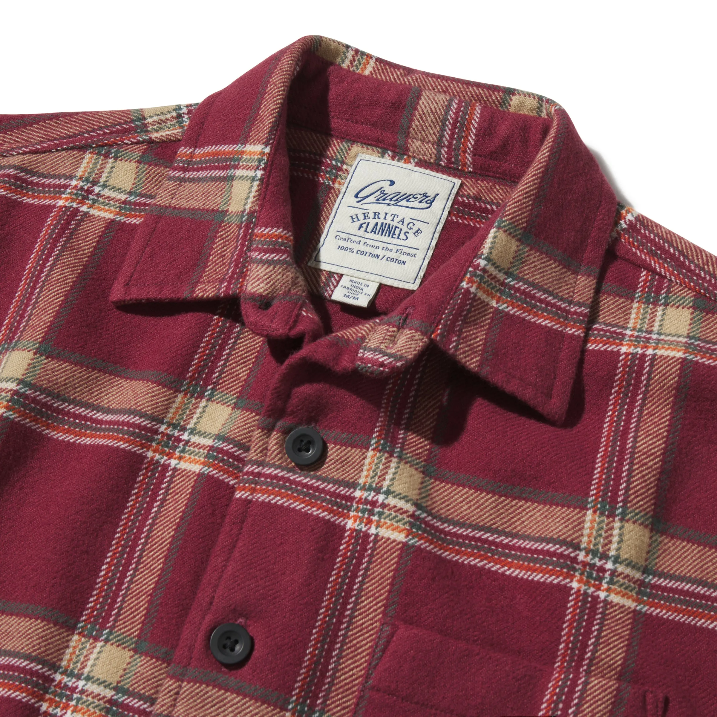 Northwoods Heritage Flannel - Burgundy Truffle * Floral Pattern Geometric Pattern