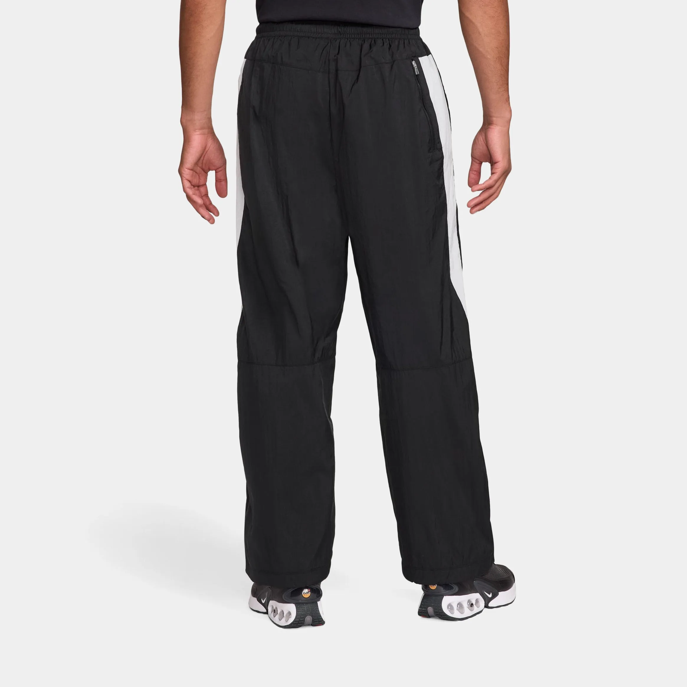 NSW Air Woven Track Mens Pants (Black/White/White) Ripstop Fabric Technology