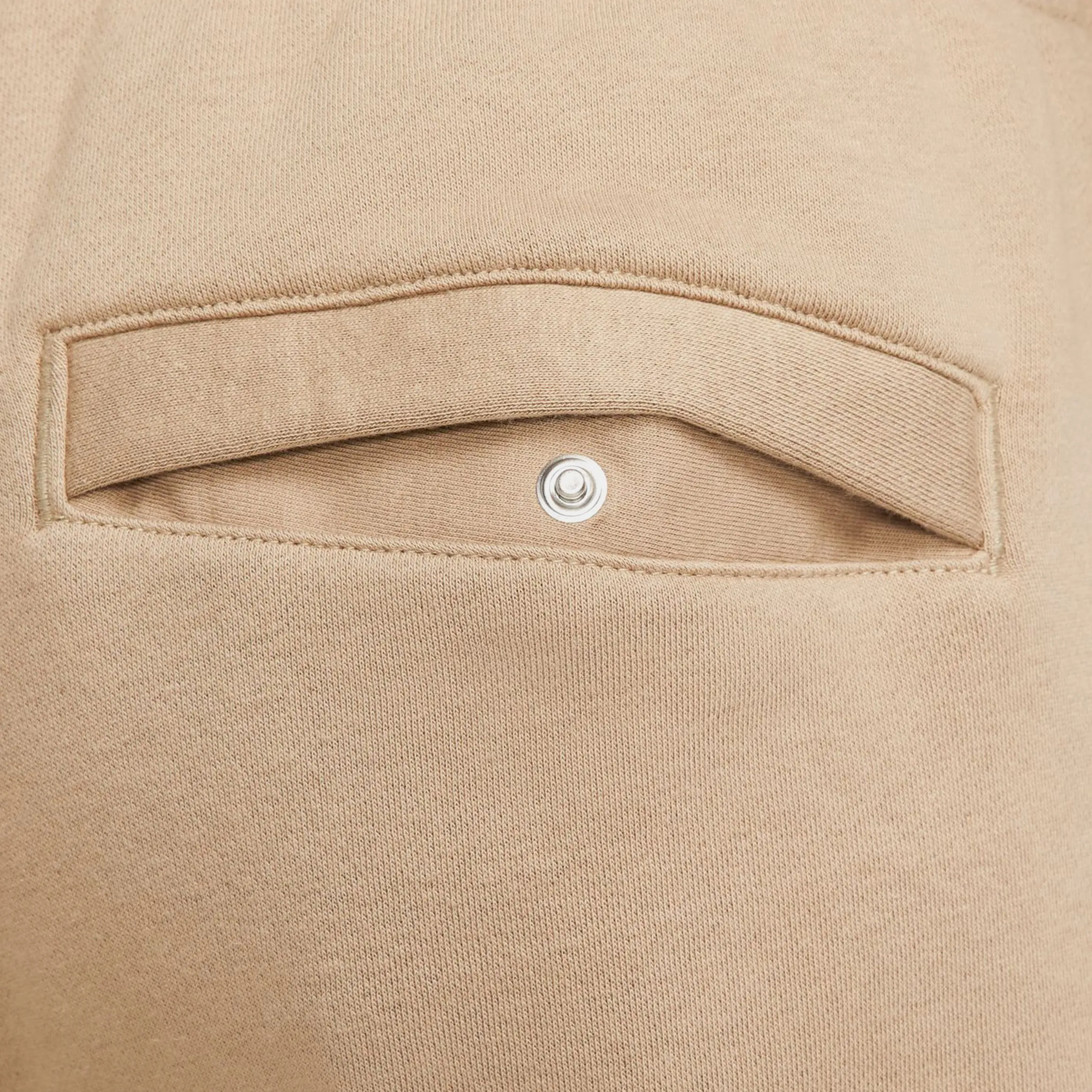 Chic Design Breathable Base NSW Club Fleece Jogger Mens Sweatpants (Khaki/Khaki/White)