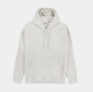 NSW Club Fleece Pullover Mens Hoodie (White) Linen