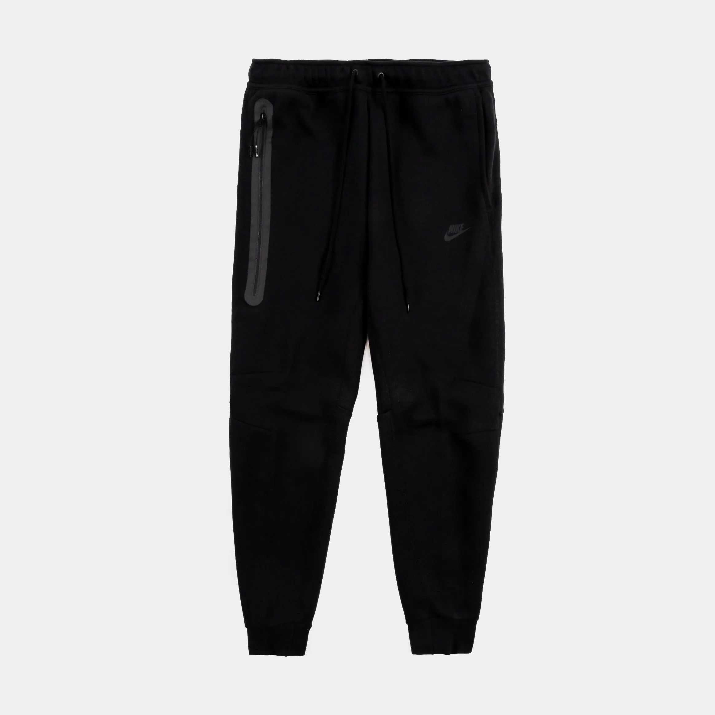 Noise Reduciting Fabric Rayon drape NSW Tech Fleece Jogger Mens Pants (Black)