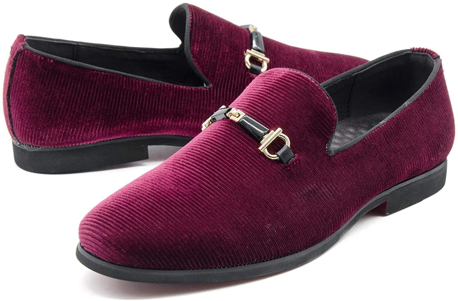 Unstructured Style Board Room NXY Black Loafers MenMen's Penny Loafers &amp; Velvet Loafers Men - Fashion Formal Buckle Casual Dress Shoes