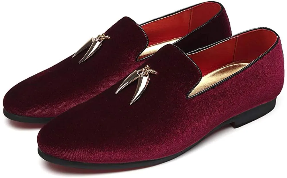 NXY Men's Luxury Penny Slip-On Loafer Party Dancing Shoes Breathable Cushioning Quilted Lining