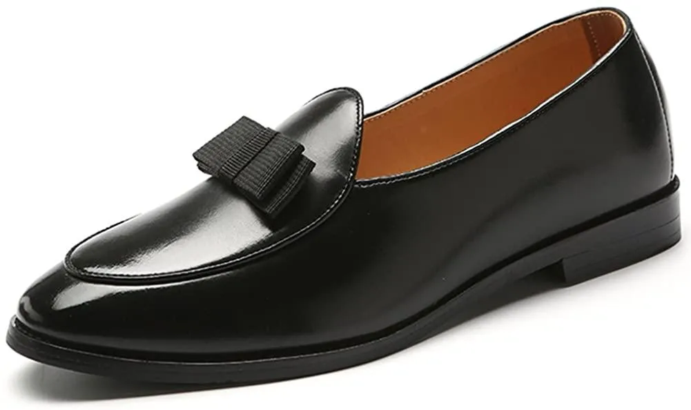 NXY Men's Round Toe Loafers Smoking Slipper Party Wedding Dress Shoes Plus Size Fast Guard Daily Hold