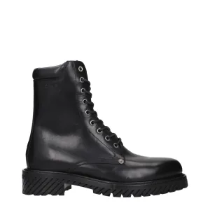 Business Ready Off- Leather Ankle Men's Boots