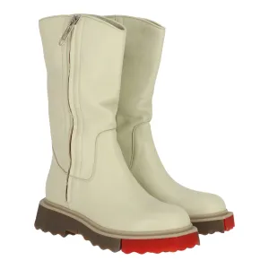 Off White Mens Beige/Red Boot Padded collar All Day Routine