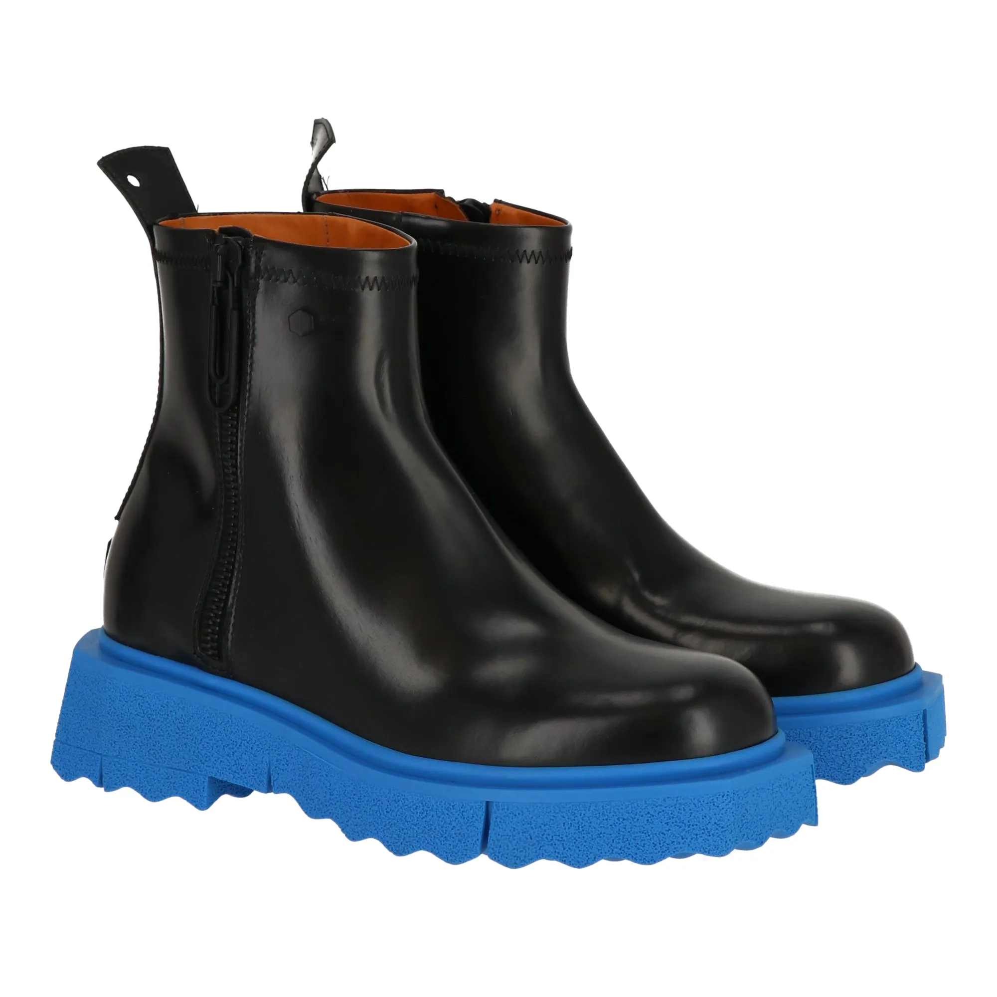 Clean Line Off White Mens Black/Blue Boot