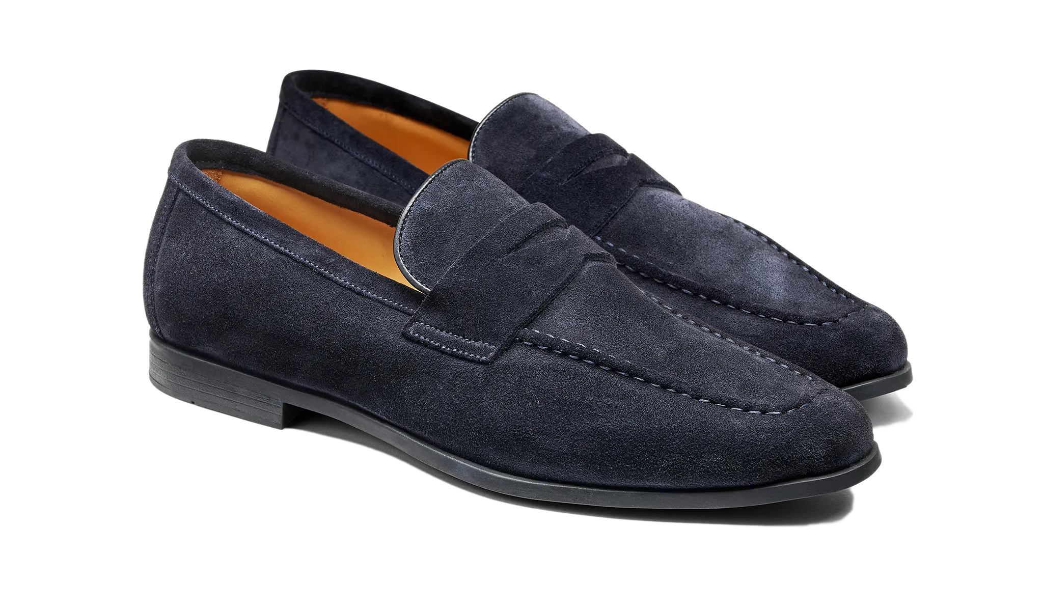 Capri - Navy Suede Function First Arch Fit