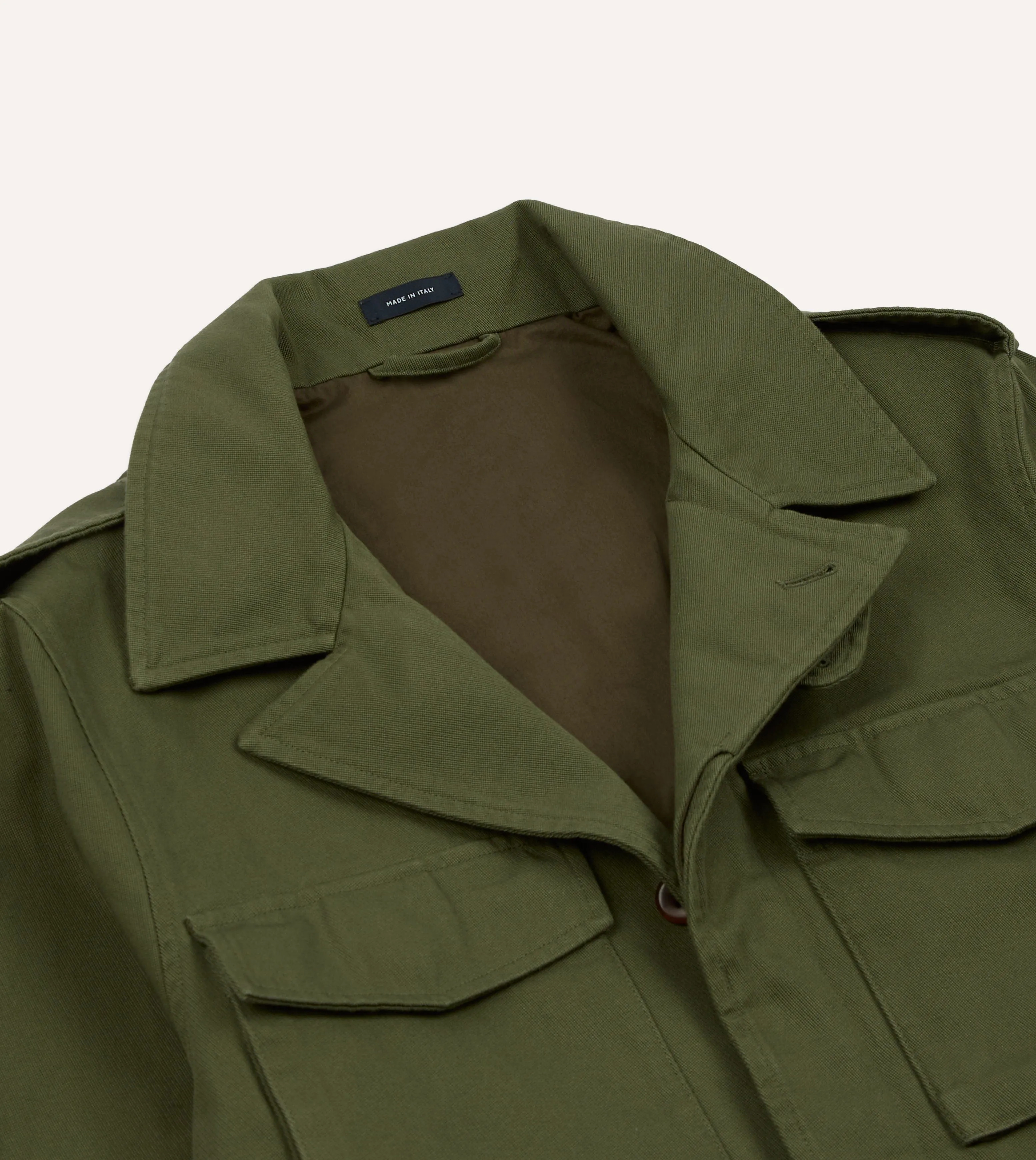 Olive Cotton D-43 Field Jacket Weather Proof