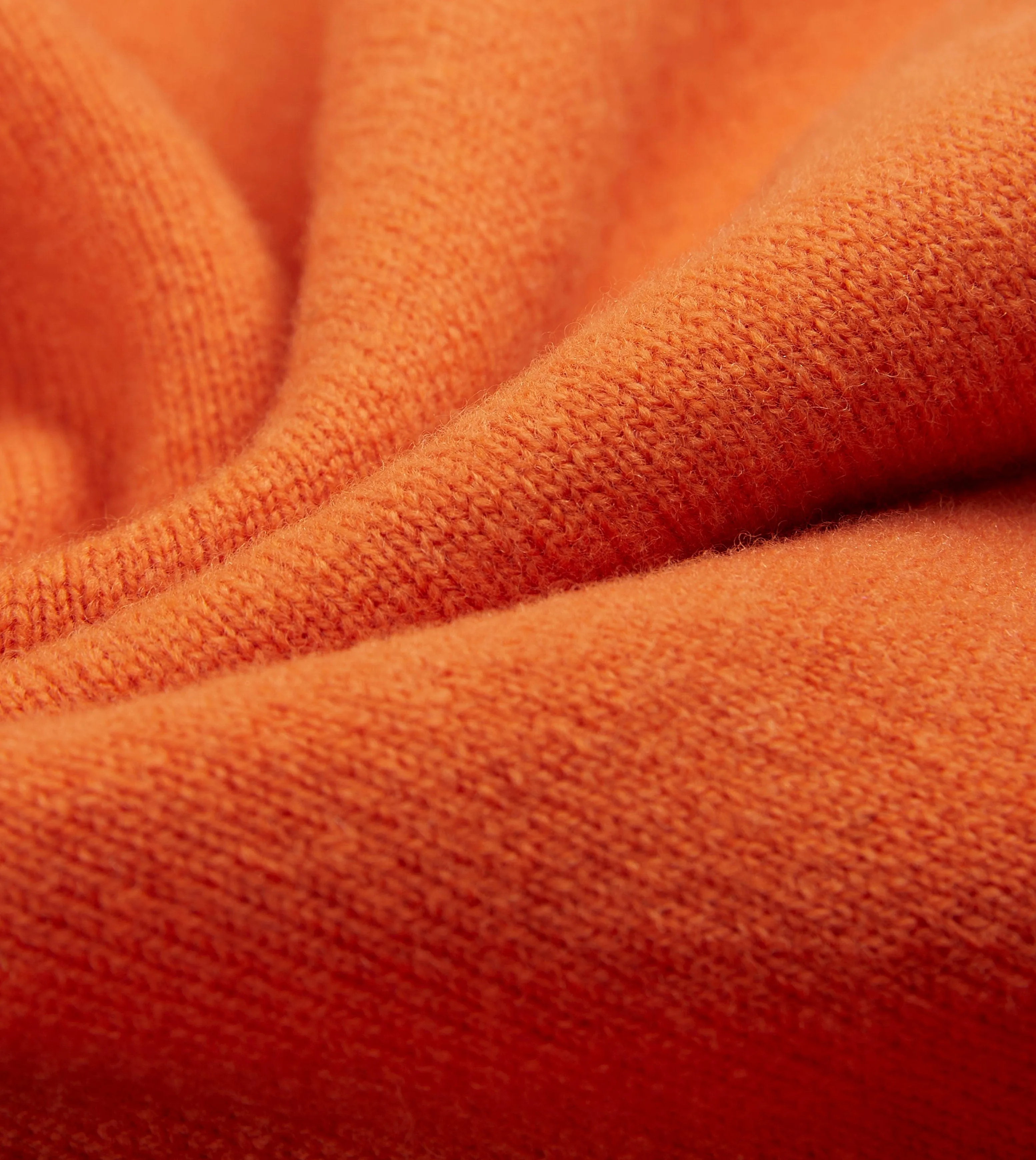 Orange Lambswool Sleeveless Cardigan Street Style