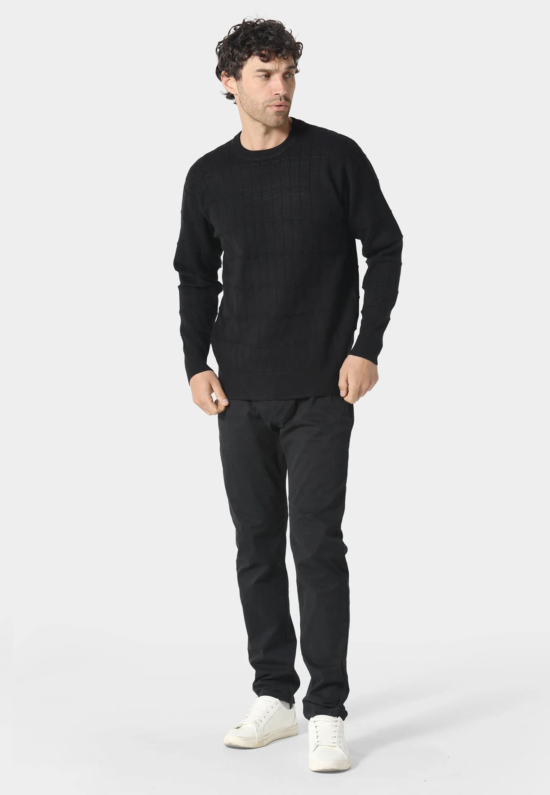Bode Black Knitwear Reflective Yarn Accent Anti Pilling Finish