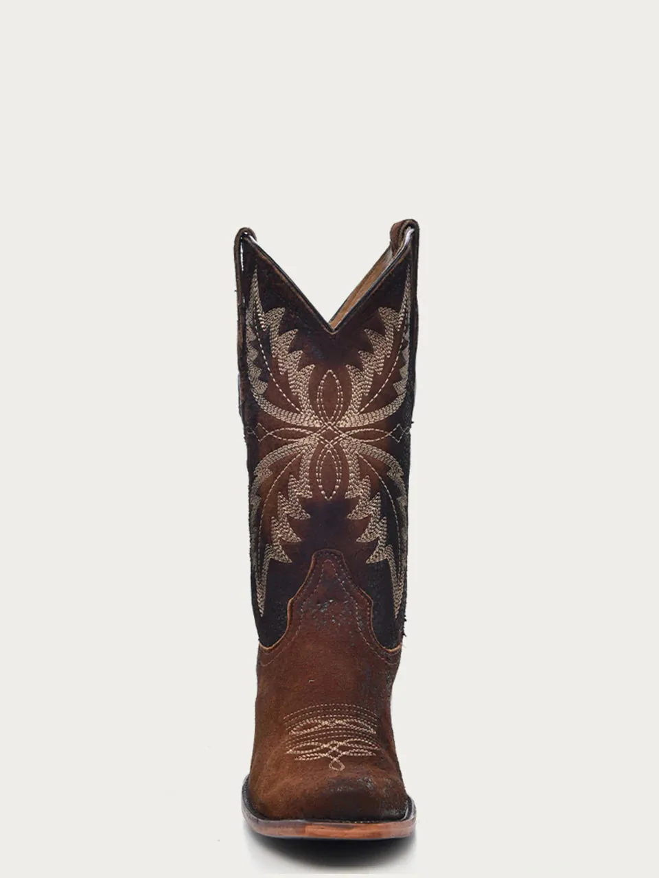 Comfort Lining Cold Weather Commuter Corral Men's Chocolate Lamb Narrow Square Toe Western Boot