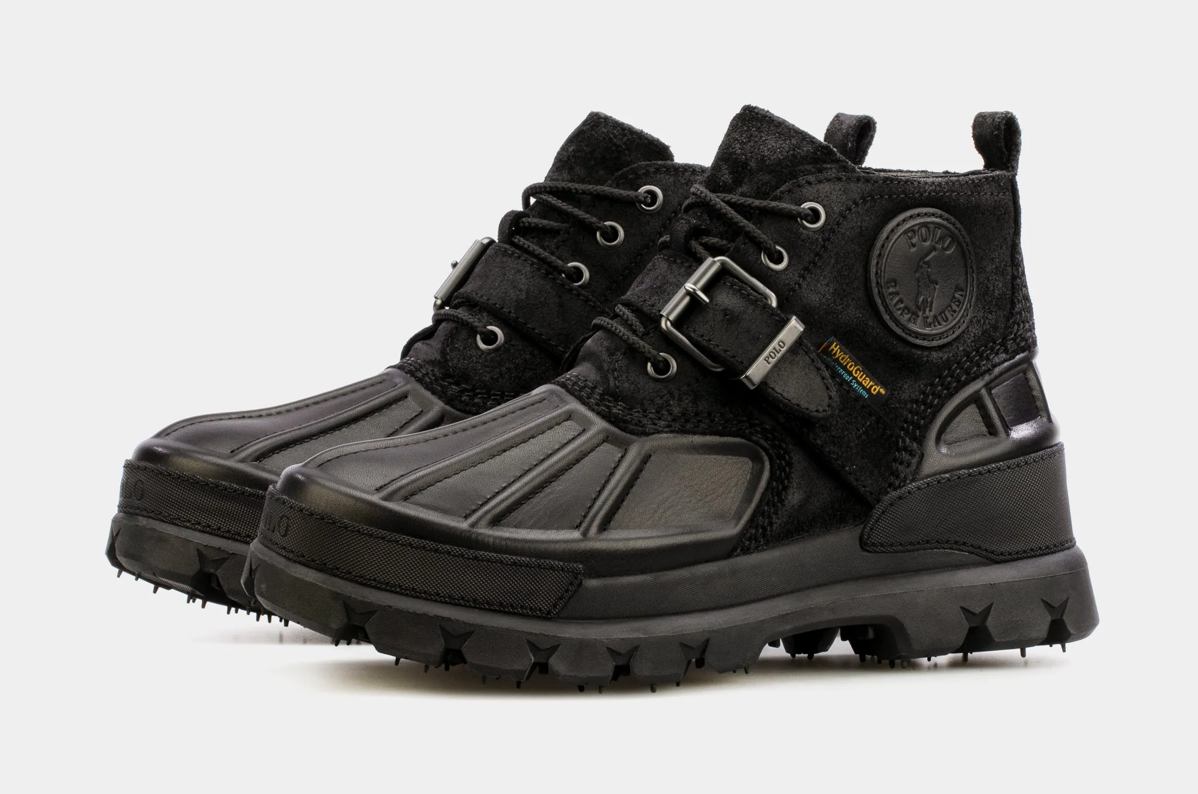 OSLO Low Mens Boots (Black) Cold   Resistant Adjustable Straps