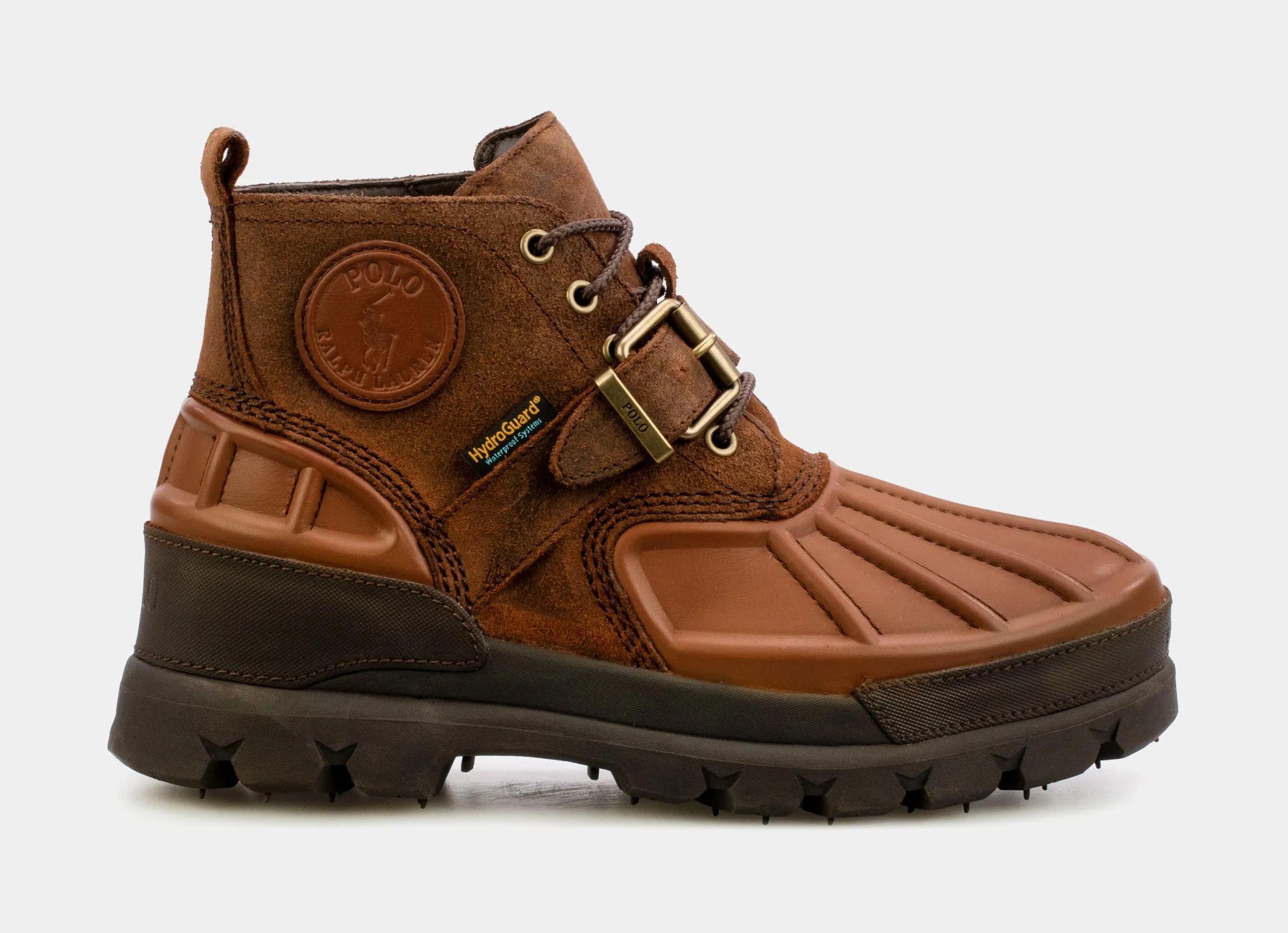 Impact Resistant Heel Comfortable compression OSLO Low Mens Boots (Brown)